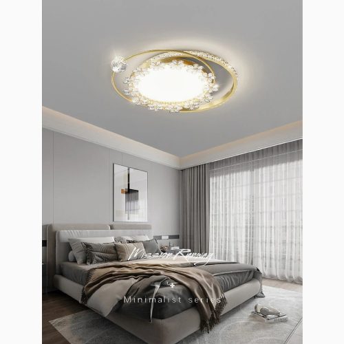 MIRODEMI Sankt Vith Luxury Circle LED Chandelier For Bedroom