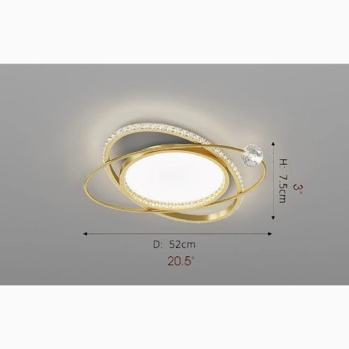 MIRODEMI Sankt Vith Modern Led Ring Light