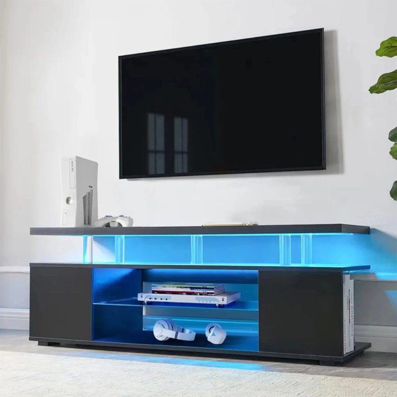 MIRODEMI Saone Black Gamer Entertainment Center