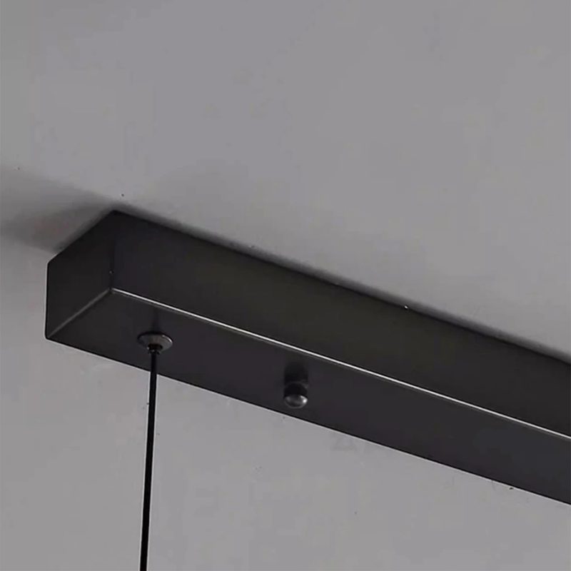 MIRODEMI Sch nenwerd Stylish Creative Black Glass Rectangle Chandelier For Kitchen Details