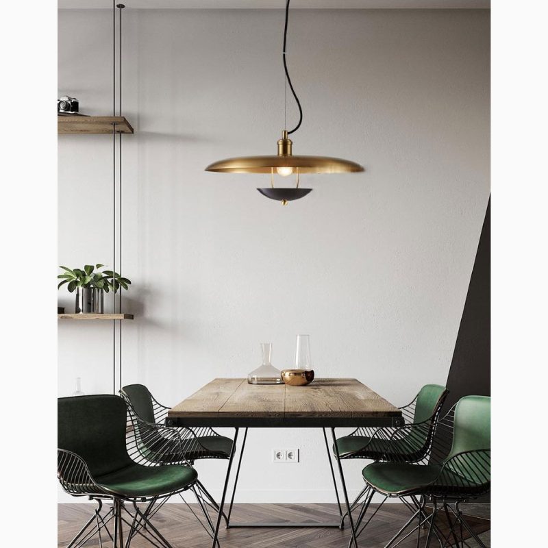 MIRODEMI Seborga Luxury Nordic Style Creative Bronze Hanging Lamp