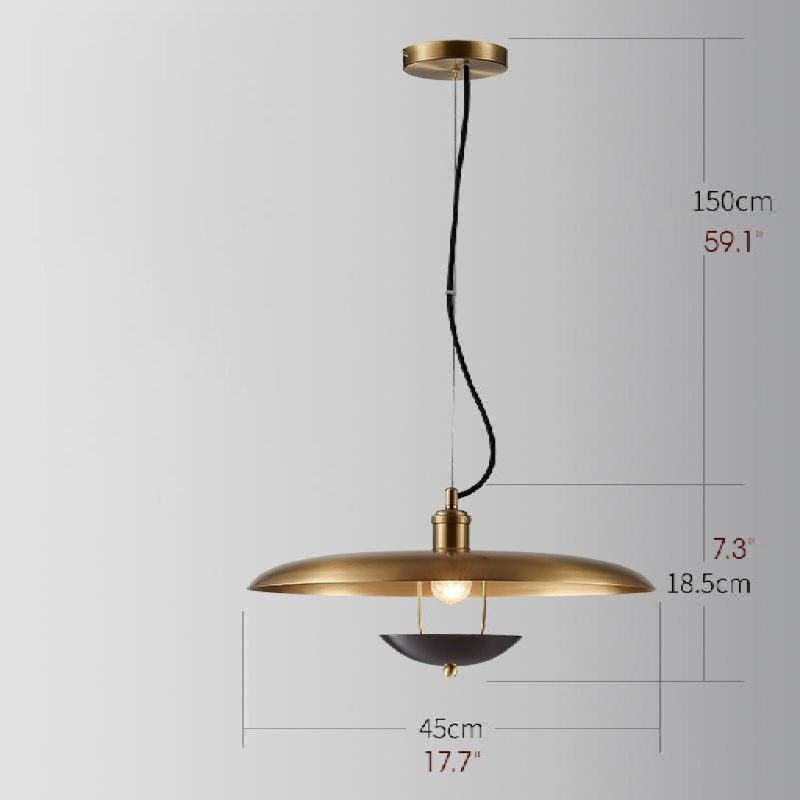 MIRODEMI Seborga Luxury Nordic Style Creative Bronze Hanging Light for Kitchen 45