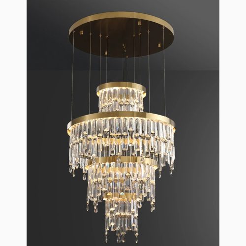 MIRODEMI Sospel Hanging Crystals Lighting Fixture