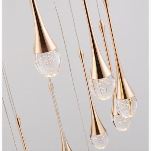 MIRODEMI Stresa Luxury LED Chandelier for Stairwell details