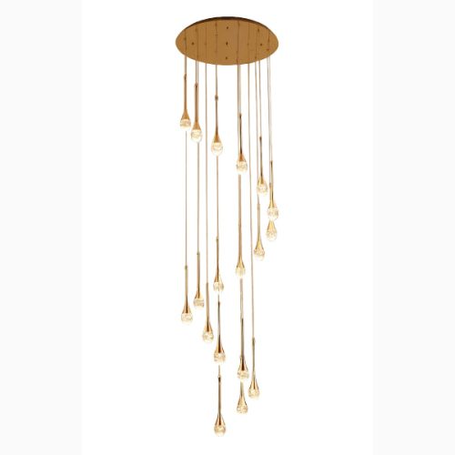 MIRODEMI Stresa Luxury LED Classy Chandelier for Stairwell