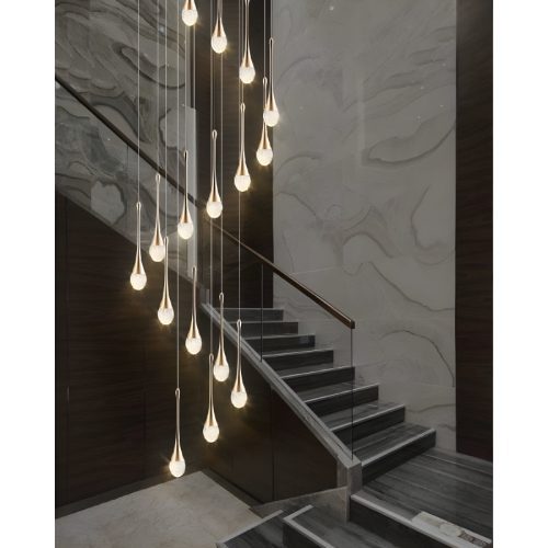 MIRODEMI Stresa Luxury Modern LED Chandelier for Hall