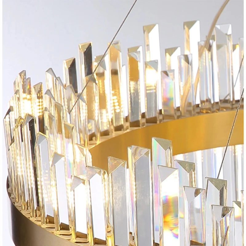 MIRODEMI Sursee Crystal Gold Designer Chandelier