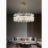 MIRODEMI® Sursee | Chic Glass Drum Chandelier with Luxurious Design