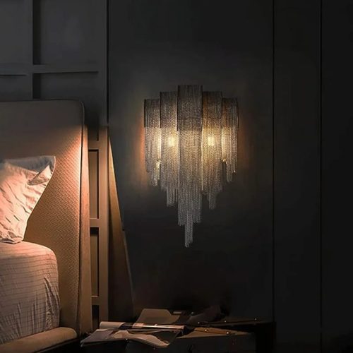 MIRODEMI Tassel Wall Lamp in Italian Style for Living Room Bedroom