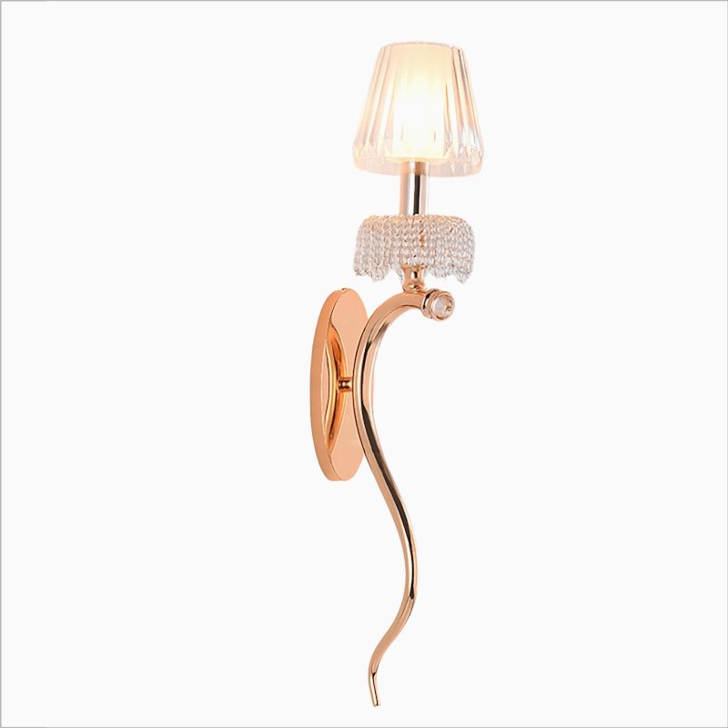 MIRODEMI Tenerife Artistic Golden Horn LED Acrylic Wall Sconce