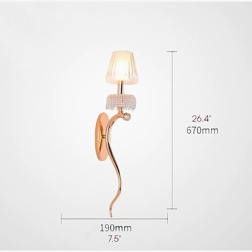 MIRODEMI Tenerife Premium Golden Horn LED Wall Light