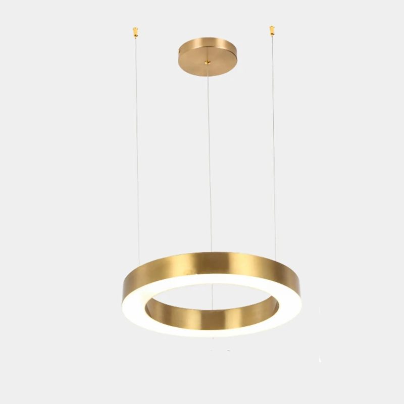 MIRODEMI Thalwil Golden Ring Ceiling Chandelier