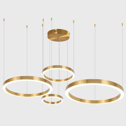 MIRODEMI Thalwil Golden Ring Hanging Ceiling Chandelier