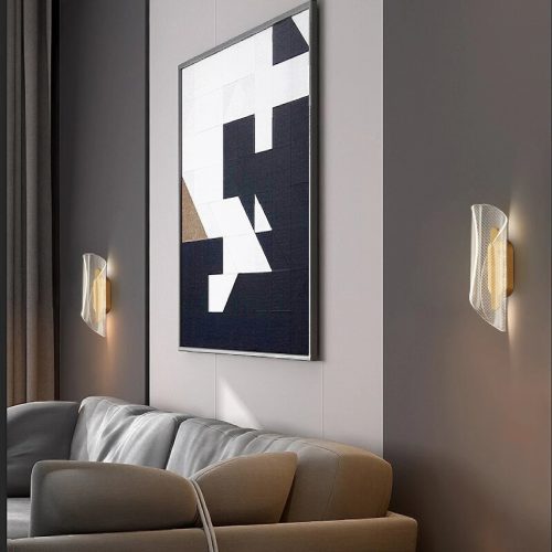 MIRODEMI Toledo Chic Gold LED Bedroom Wall Sconce