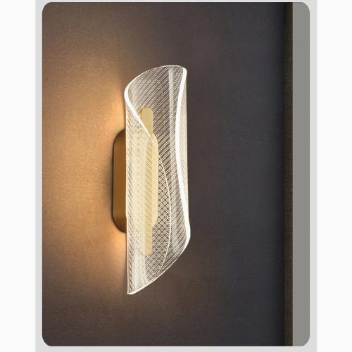 MIRODEMI® Toledo | Gold LED Wall Light Fixture For Bedroom | wall light | wall lamp