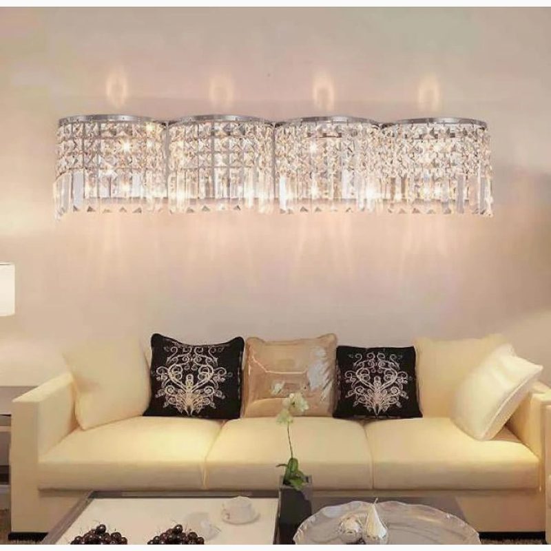 MIRODEMI Torrent Opulent Crystal Living Room Sconce