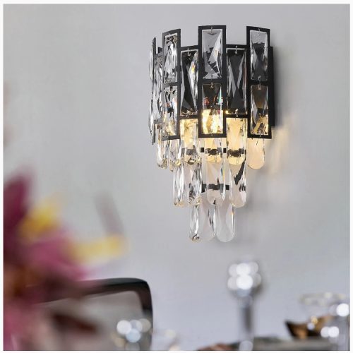 MIRODEMI Touet de l Escarene Elegant Wall Sconce With Black Crystals 15d85c14 829f 466b b7e5 ba8e83cb6008