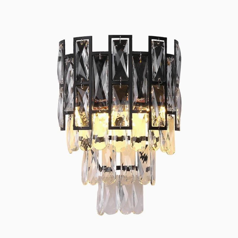 MIRODEMI Touet de l Escarene Premium Shadow Crystal Wall Sconce