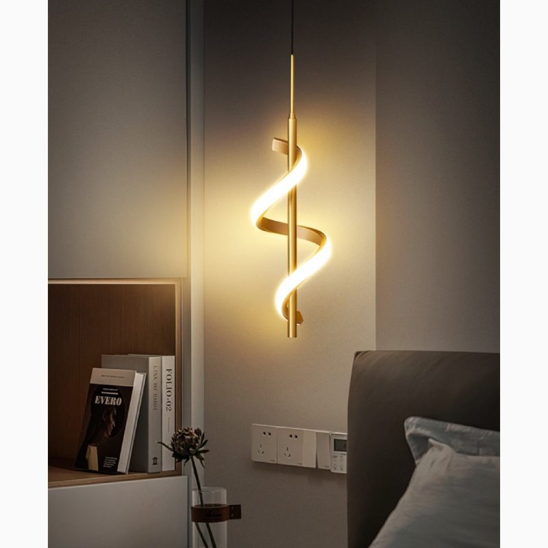 MIRODEMI Tovo San Giacomo Ribbon Design Pendant Light Luxury Lamp