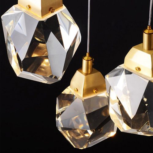 MIRODEMI Tremezzo Luxury Gold Crystal Chandelier