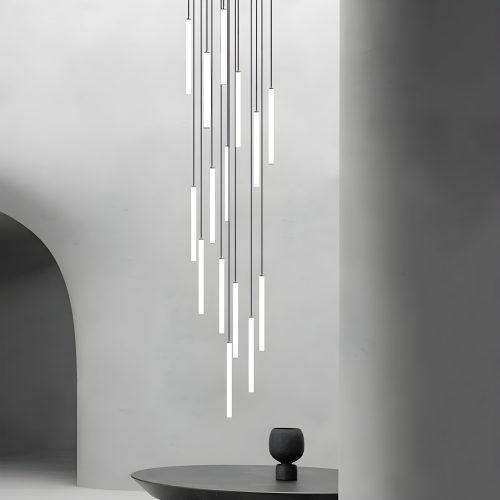 MIRODEMI Valderoure | Vertical Spiral Staircase Pendant Lighting