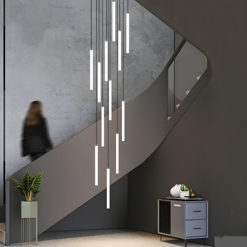 MIRODEMI Valderoure | Vertical Spiral Staircase Pendant Lighting