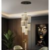 Trendy Gold Long Hanging Light Fixture from Mirodemi for Hotel