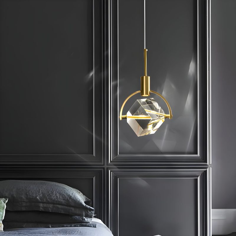 MIRODEMI Varigotti | Modern Crystal Gold LED Chandelier for Parlor