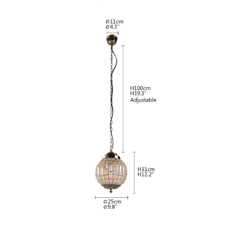 MIRODEMI Vence Vintage Retro Modern Chandelier for Living Room 25cm 73826668 3cfa 432e 9191 03e57f9e4425