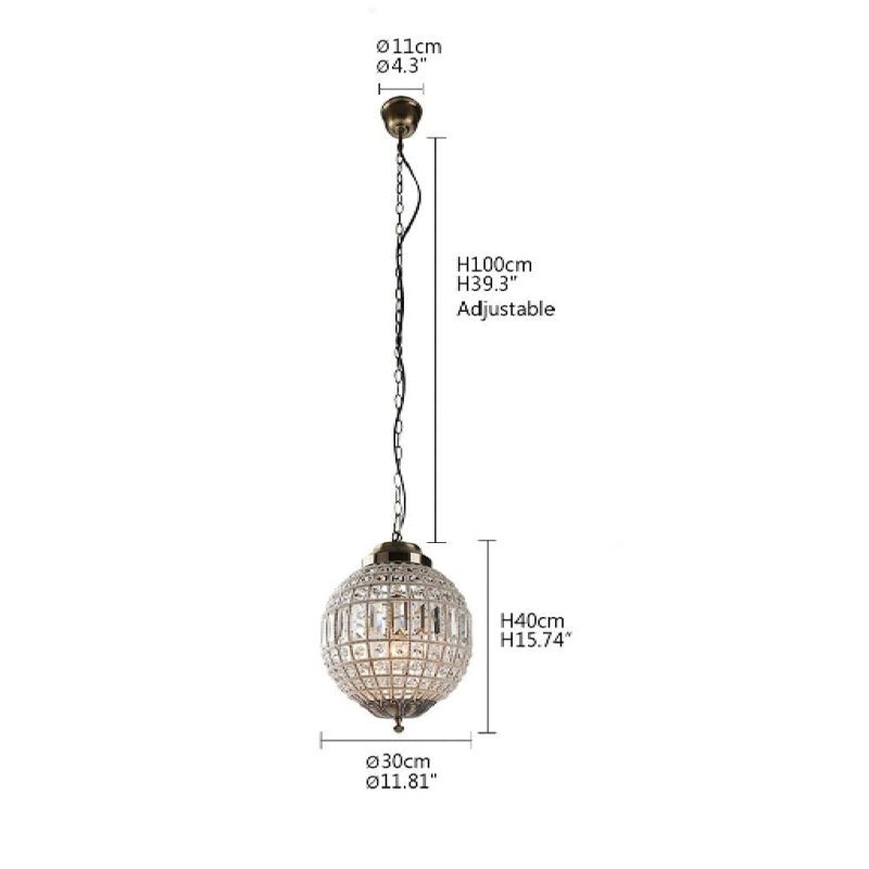 MIRODEMI Vence Vintage Retro Modern Chandelier for Living Room 30cm 873accb2 8207 4a2a b753 051bbeb6da61