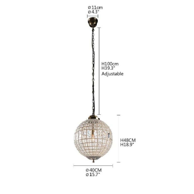 MIRODEMI Vence Vintage Retro Modern Chandelier for Living Room 40cm ca376732 a63f 4226 b45d 36ab727e3a09