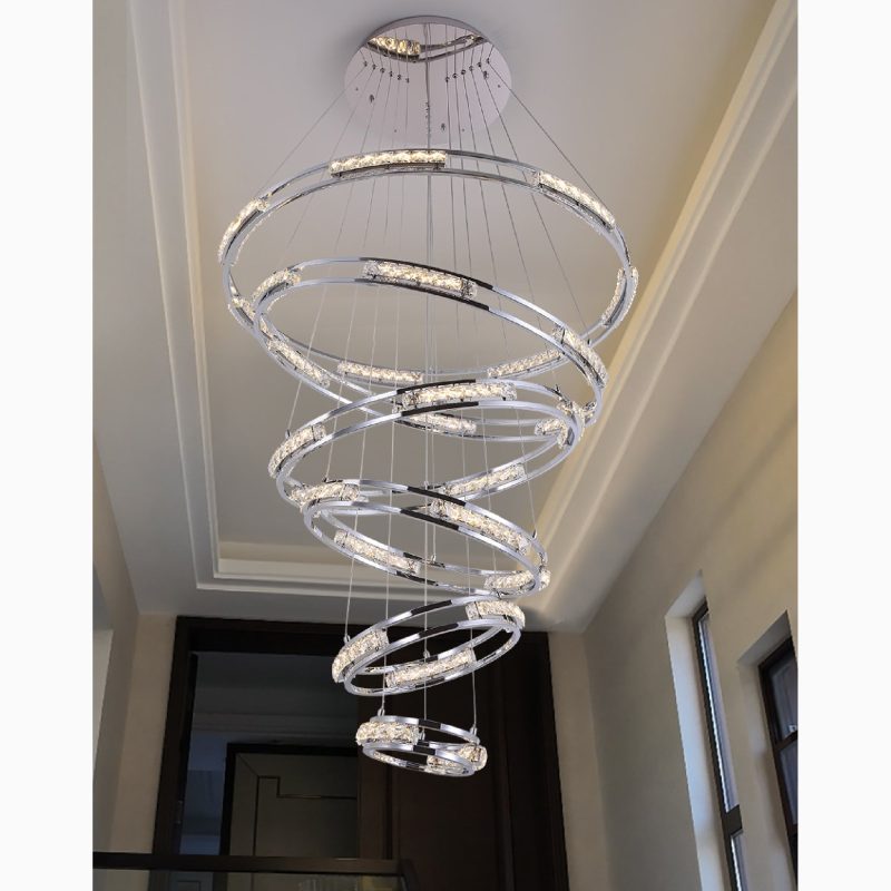 MIRODEMI Verbania Luxury Ring LED Chandelier