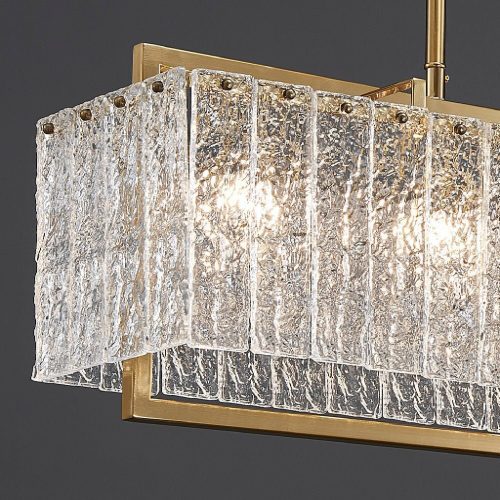 MIRODEMI Vielsalm Luxury Rectangle Chandelier