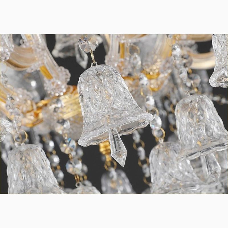 MIRODEMI Villars sur Glane Wind Chime Crystal Chandelier