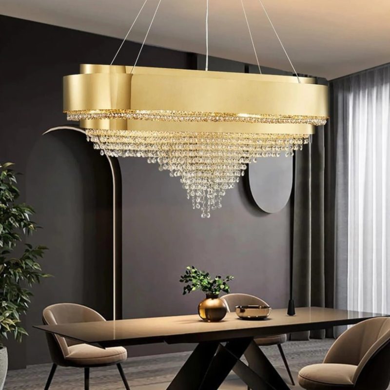 MIRODEMI Villars sur Ollon Creative Hanging Crystal Chandelier