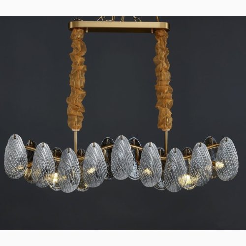 MIRODEMI Waremme Smoke Gray Chandelier