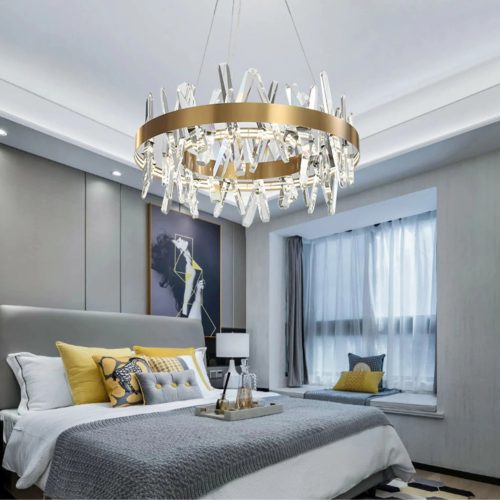 MIRODEMI Zaccanopoli Creative Gold Crystal Chandelier