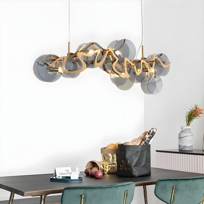 MIRODEMI Zero Branco Modern Creative Gold Chandelier