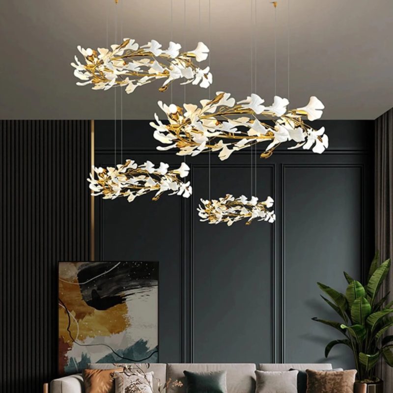 MIRODEMI Zurich Creative Gold Chandelier