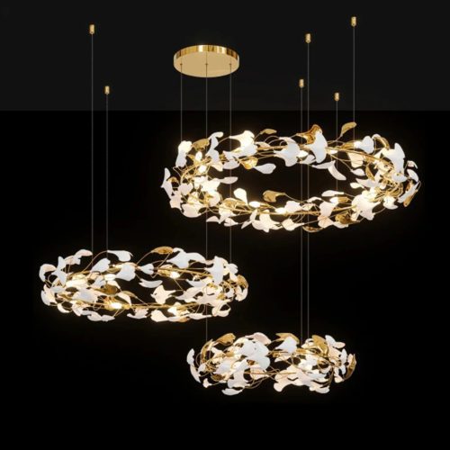 MIRODEMI Zurich Luxury Gold Chandelier