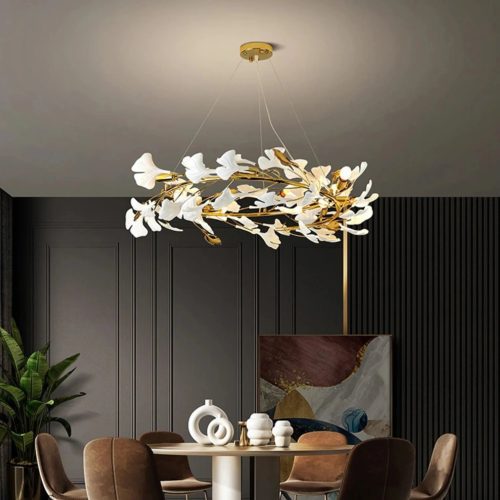 MIRODEMI Zurich Nordic Gold Chandelier