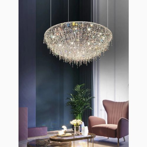 MIRODEMI Bendejun diamond rain shower chandelier