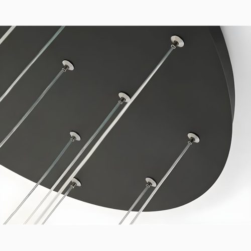 MIRODEMI Cantaron modern meteor shower chandelier details