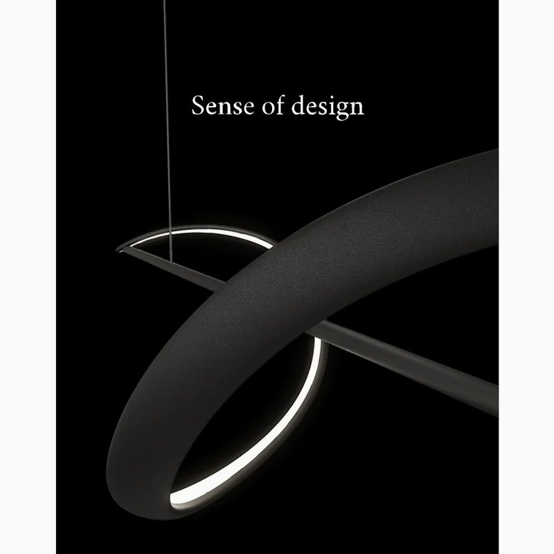 MIRODEMI Carros minimalist chandelier close up