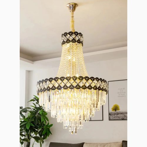 MIRODEMI Chateauneuf Grasse black chandelier