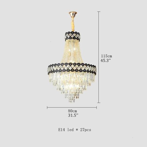 MIRODEMI Chateauneuf Grasse chandelier 31 5