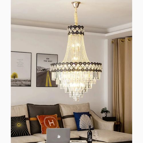 MIRODEMI® Châteauneuf-Grasse | Classical Duplex Crystal Chandelier Dia39.4xH59.06