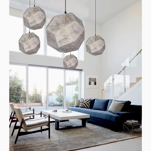 MIRODEMI Gattieres stainless steel pendant lamp for home