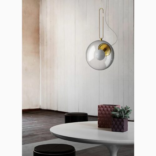 MIRODEMI Guillaumes post modern ball shaped pendant lightning