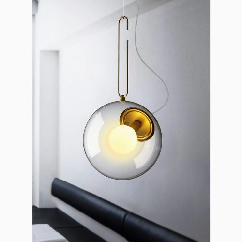 MIRODEMI Guillaumes post modern pendant glass lightning